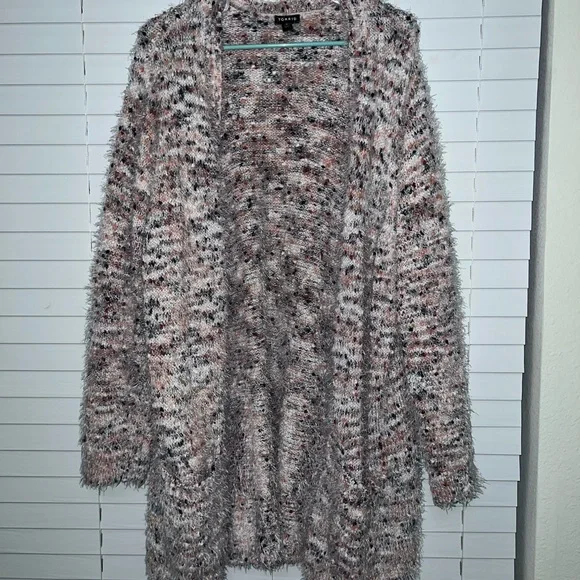 Torrid Fuzzy Knit Multicolor Cardigan - Picture 2 of 7